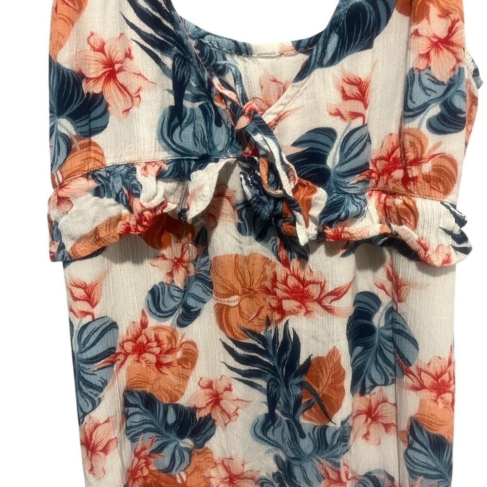 Roxy Close To Sea Tropical Summer Dress Medium (size/brand cut off) - Picture 2 of 5
